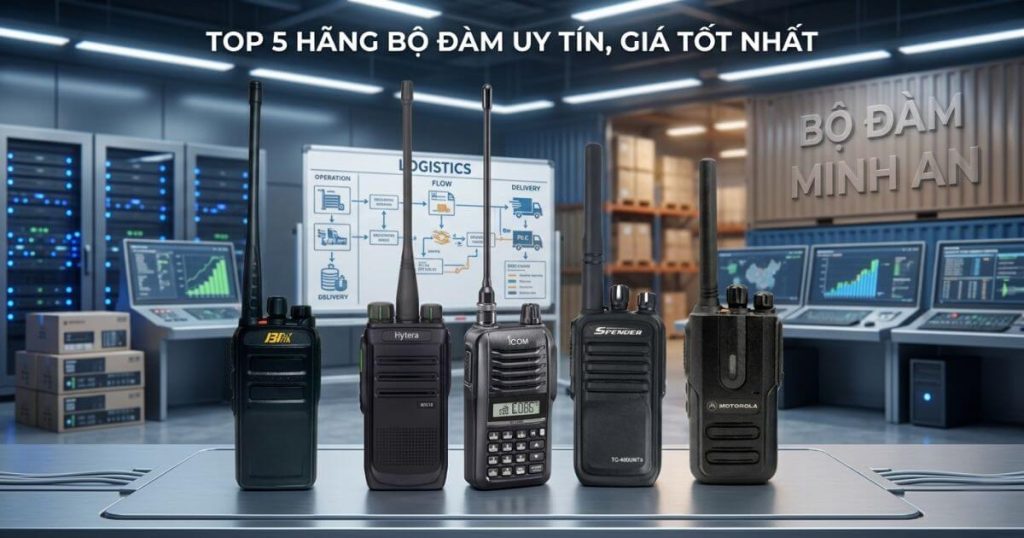 Top 5 hãng bộ đàm uy tín tại Minh An