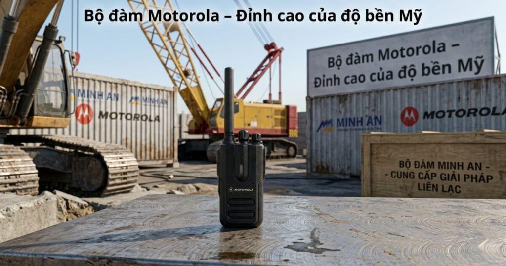Bộ đàm Motorola chính hãng tại Minh An