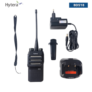 Bộ đàm cầm tay Hytera BD518 là bộ đàm kỹ thuật số DMR mạnh mẽ, hỗ trợ 2 slot cùng tần số và bảo mật mã thoại tiên tiến. Thiết bị đạt chuẩn quân đội, mang lại âm thanh Digital trong trẻo và hiệu suất liên lạc vượt trội.