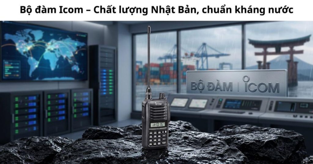 Bộ đàm icom chính hãng tại Minh An