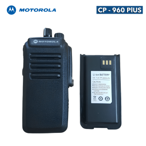 Bộ đàm cầm tay Motorola CP-960 PLUS sở hữu khả năng xuyên thấu vật cản mạnh mẽ. Thiết kế hiện đại, chống va đập và lọc nhiễu đỉnh cao, đây là giải pháp liên lạc tối ưu cho mọi môi trường chuyên nghiệp.