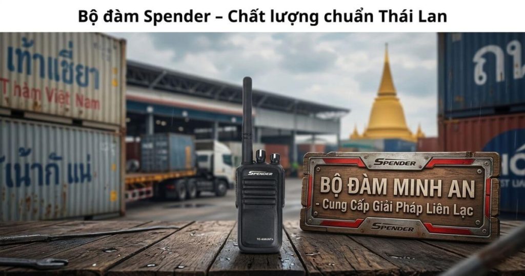 Bộ đàm Spender chính hãng tại Minh An