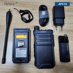 Bộ đàm cầm tay Hytera AP518 sở hữu thiết kế siêu mỏng nhẹ cùng viên pin 