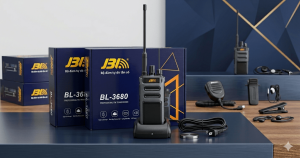 Bộ đàm cầm tay JBL BL-3680 sở hữu tính năng tự dò tần số thông minh và cổng sạc Type-C tiện lợi, giúp kết nối tức thì và linh hoạt mọi lúc mọi nơi. Với công suất phát mạnh mẽ và thiết kế bền bỉ, đây là giải pháp liên lạc xuyên thấu vật cản hoàn hảo cho mọi công trình và doanh nghiệp.